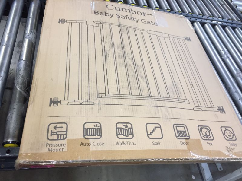 Photo 2 of Cumbor 40.6” Auto Close Safety Baby Gate