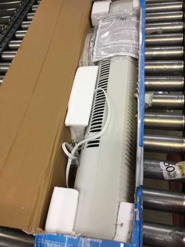 Photo 1 of Holmes Oscillating Tower Fan, Three-Speed, White
