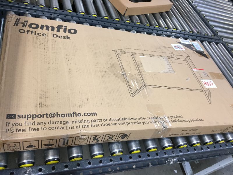 Photo 1 of Homfio Office Desk Black 39Inch 