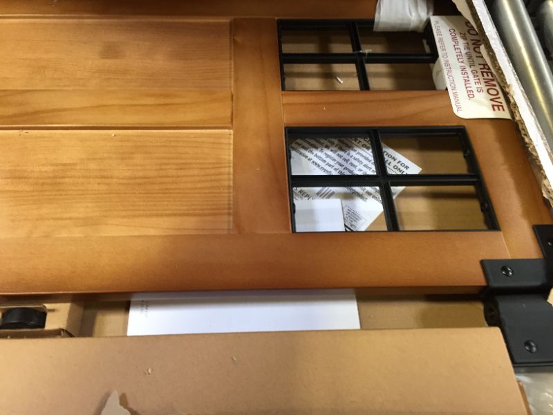 Photo 1 of Evenflo Barn Door Walk-Thru Gate (Farmhouse Collection)
