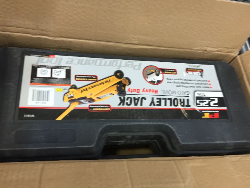 Photo 1 of Performance Tool 2.25 Ton (4,500 lbs.) Capacity Trolley Jack with Case (W1611)