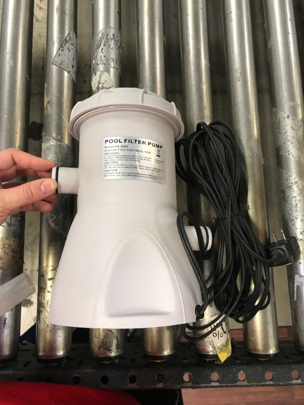 Photo 4 of Kracie HS-8680 Above Ground Cartridge Pool Pump Filter 800GPH 120v GFCI