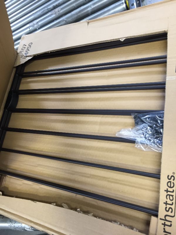 Photo 1 of Toddleroo by North States 47.85" Wide Easy Swing & Lock Baby Gate: Ideal for Wider Areas and stairways. Hardware Mount. Fits Openings 28.68" - 47.85" Wide (31" Tall, Matte Bronze)