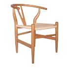 Photo 1 of Amazon Brand - Stone & Beam Classic Wishbone Dining Chair, 22.4"W, Natural / Natural