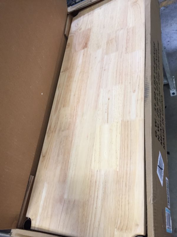 Photo 3 of AmazonBasics Baker's Rack, Wood/Chrome