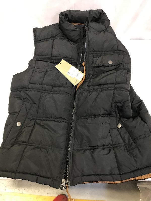 Photo 2 of Men's Full Zip Midweight Puffer Vest Goodfellow Co MEDIUM