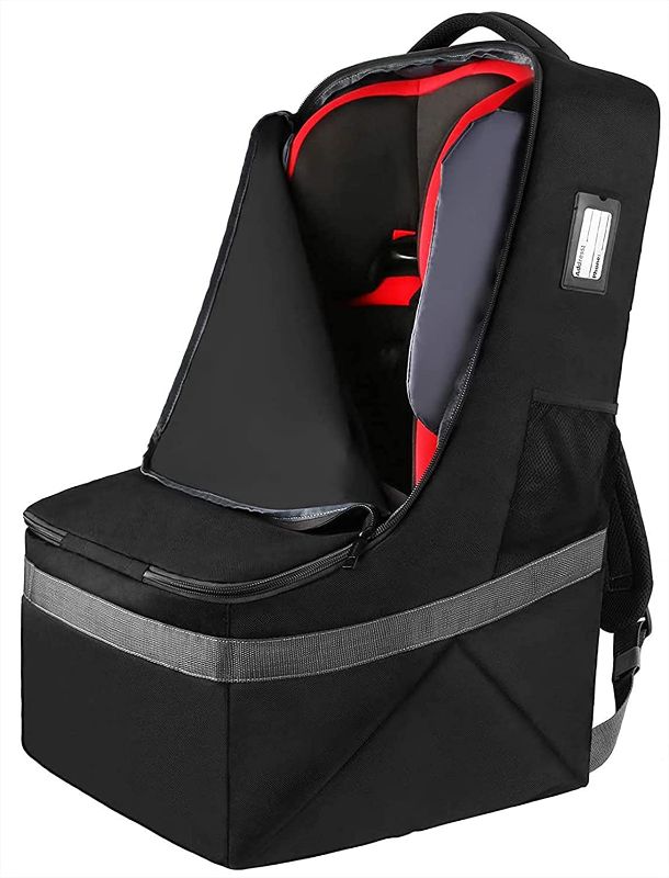 Photo 1 of 
Car Seat Travel Bag, Padded Car Seats Backpack, Large Durable Car seat Carrier Bag, Airport Gate Check Bag, Infant Seat Travel Bag with Padded Shoulder Strap...Car Seat Travel Bag