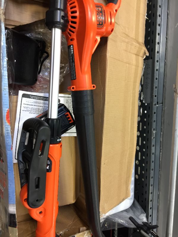 Photo 2 of BLACK+DECKER 40V MAX String Trimmer / Edger + hard surface  sweepe