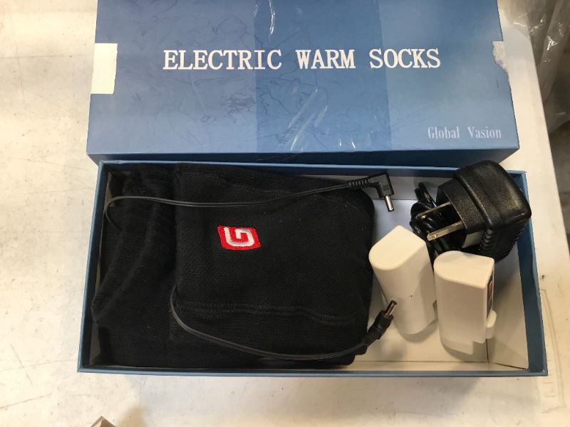 Photo 2 of  Heated Socks for Men Women, Rechargeable Electric Socks Battery Operated Winter Warm 