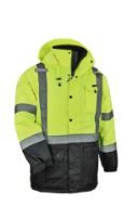 Photo 1 of Ergodyne® GloWear® 8384 Type R Class 3 Thermal Parka, Lime, Large