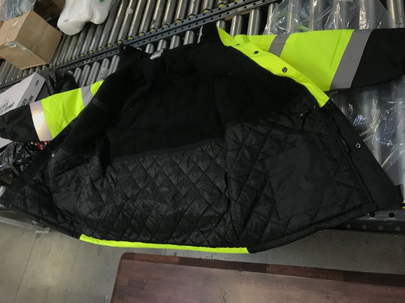 Photo 3 of Ergodyne® GloWear® 8384 Type R Class 3 Thermal Parka, Lime, XL