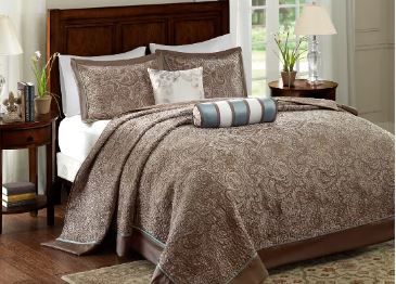 Photo 1 of King 5pc Charlotte Jacquard Bedspread Set