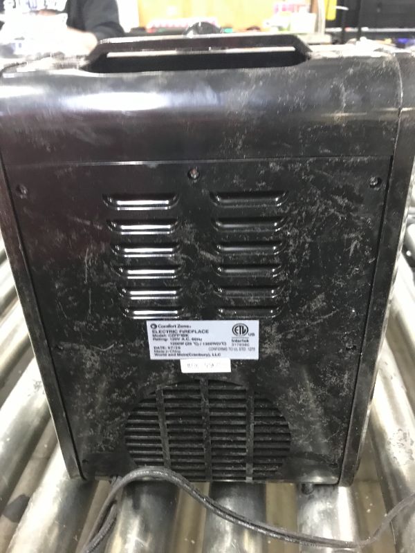 Photo 1 of CCC COMFORT ZONE CZFP1BK Space-heaters, Black