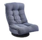 Photo 1 of Amazon Basics Swivel Foam Lounge Chair - with Headrest, Adjustable, Denim