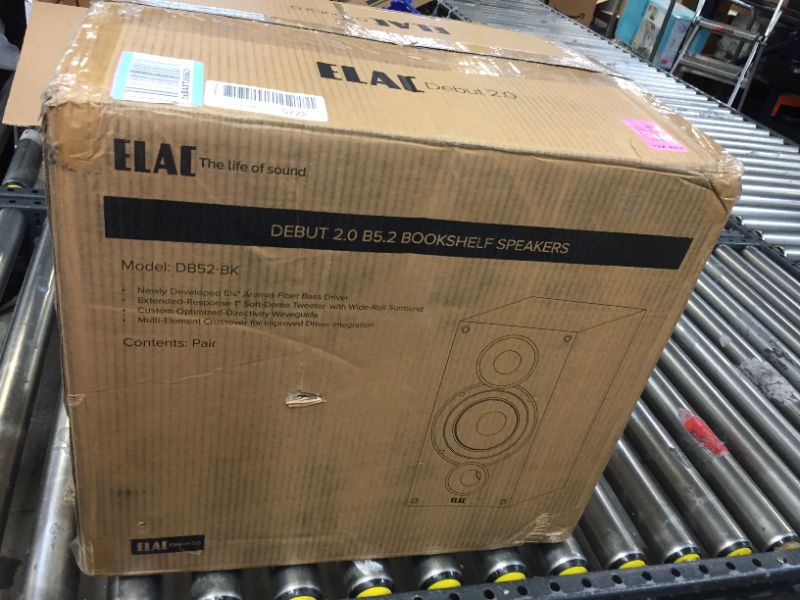 Photo 2 of ELAC Debut 2.0 B5.2 2-Way Bookshelf Speakers (Pair) BRAND NEW