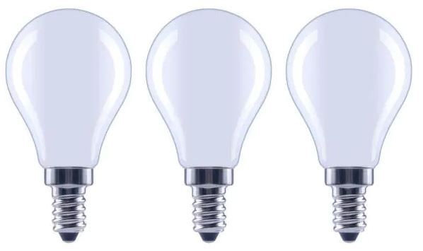 Photo 1 of 60-Watt Equivalent A15 Dimmable Appliance Fan Frosted Glass Filament LED Vintage Edison Light Bulb Soft White (3-Pack)