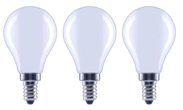 Photo 1 of 60-Watt Equivalent A15 Dimmable Appliance Fan Frosted Glass Filament LED Vintage Edison Light Bulb Daylight (3-Pack)