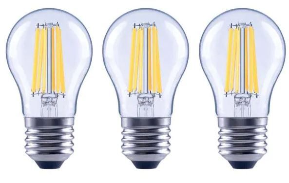 Photo 1 of 100-Watt Equivalent A15 Dimmable Appliance Fan Clear Glass Filament LED Vintage Edison Light Bulb Daylight (3-Pack) 4 Boxes