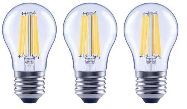 Photo 1 of 100-Watt Equivalent A15 Dimmable Appliance Fan Clear Glass Filament LED Vintage Edison Light Bulb Bright White (3-Pack) 4 Boxes