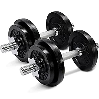 Photo 1 of Yes4All Adjustable Dumbbells - 60 lb Dumbbell Weights (Pair) (B0077XVIS6)