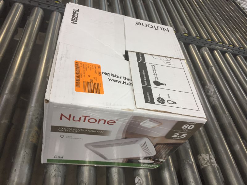 Photo 1 of Broan-NuTone 80 CFM Ceiling Bathroom Exhaust Fan with Light