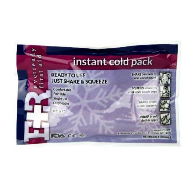 Photo 1 of box of Ever Ready First Instant Cold Pack