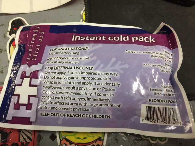 Photo 3 of box of Ever Ready First Instant Cold Pack