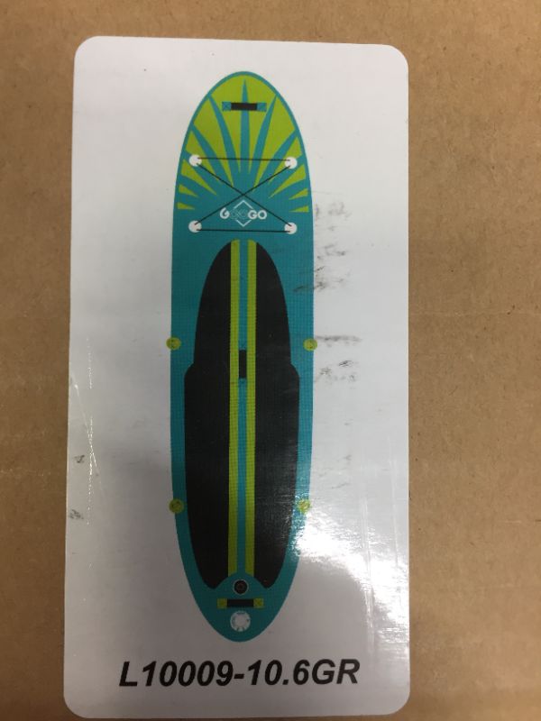 Photo 1 of 10 ft inflatable stand up paddle board 