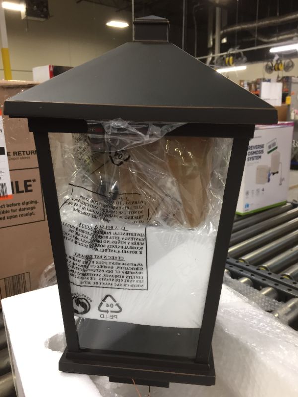 Photo 1 of Beacon  Light Outdoor Post Mount Fixture Clear Beveled

