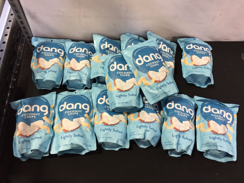 Photo 2 of DANG COCNUT CHIPS 14 CT EXP AUG 2021
