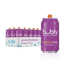 Photo 2 of (18 Cans) bubly Sparkling Water, Passionfruit, 12 fl oz