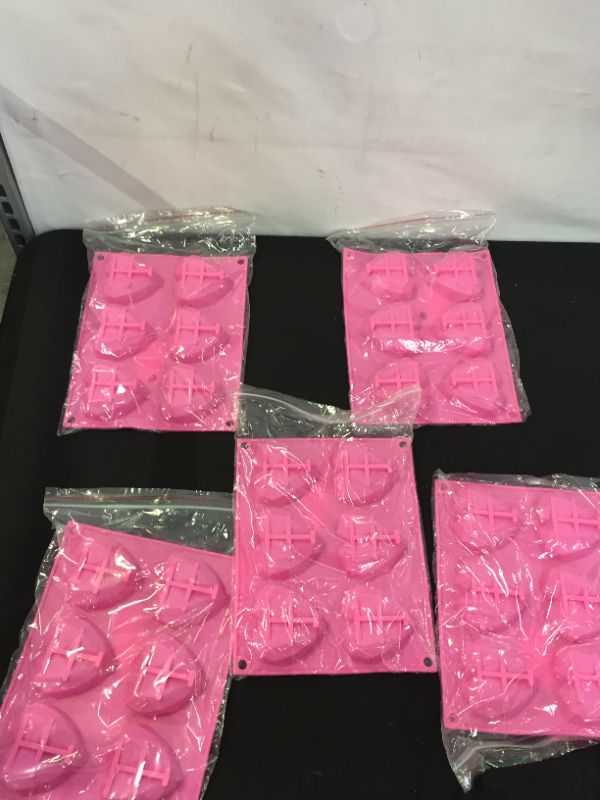 Photo 2 of 5 PACK SILICON HEART MOLDS 