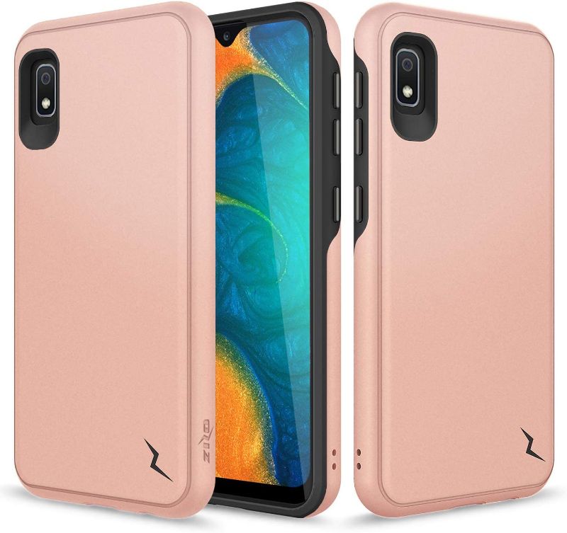 Photo 1 of ZIZO Division Samsung Galaxy A10e Case [Military-Grade Protection] Heavy-Duty Shock Absorbtion | Designed for 2019 Samsung Galaxy A10e (Rose Gold)