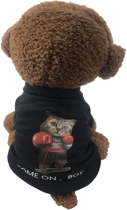 Photo 1 of COLOCLOUD Printed Puppy Shirt Soft Breathable Pet T-Shirt Puppy Dog Clothes Soft Sweat Shirt for Small Dogs and Cats
LARGE