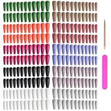 Photo 1 of EBANKU 240 PIECES EXTRA LONG PRESS ON NAILS BALLERINA COFFIN GLITTER 5 PACK 