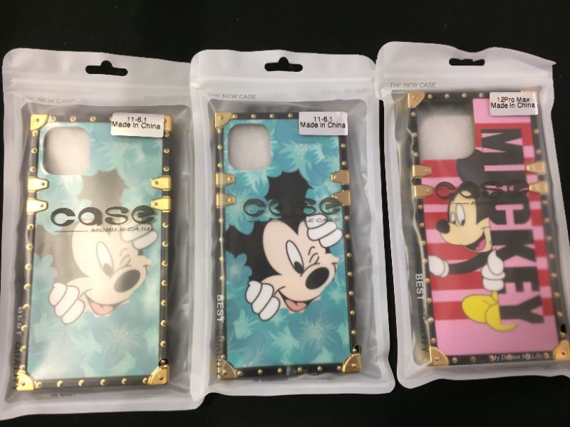 Photo 1 of 3 PACK MICKEY PHONE CASE FOR 11 AND 12 MAX PRO