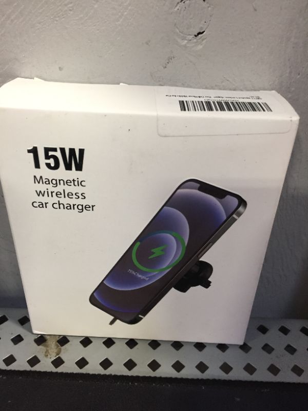Photo 1 of 15w magnetic wireless car charger 