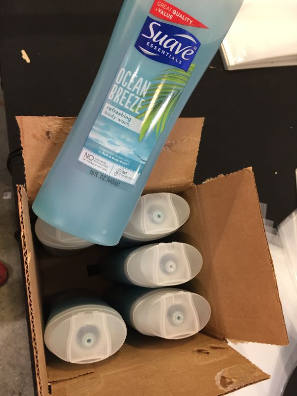 Photo 1 of 6 PACK OF OCEAN BREEZE BODY WASH 