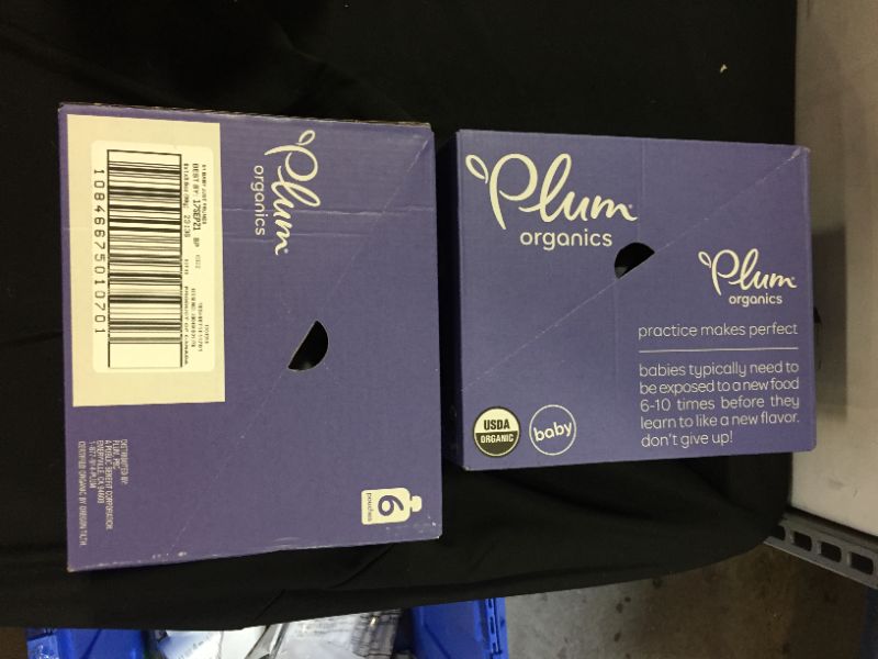 Photo 1 of 2 PACK OF PLUM ORGANICS EXP SEP 12 2021