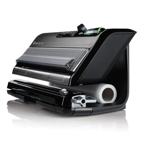 Photo 1 of 2-in-1 Black /Stainless Steel Vacuum Sealer System with Starter Kit