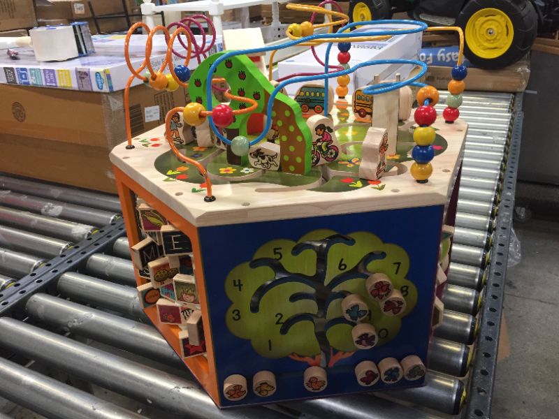 Photo 1 of B. toys Wooden Activity Cube - Youniversity