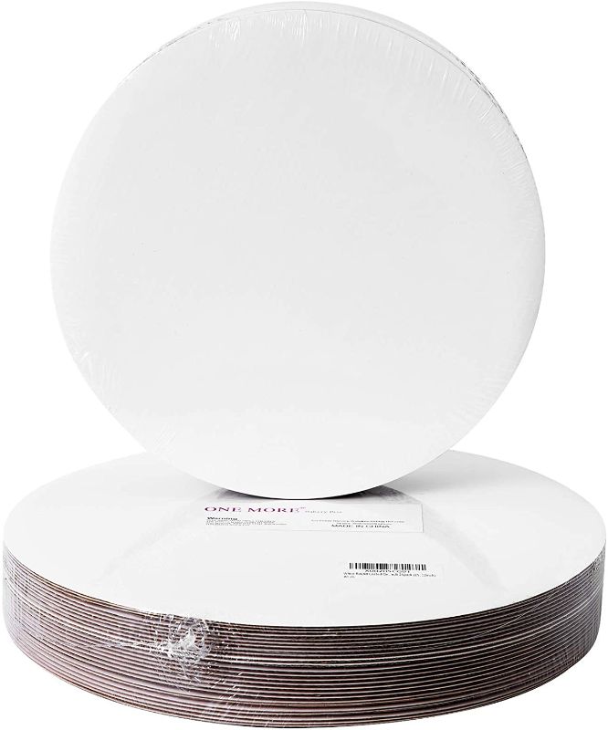 Photo 2 of [25pcs] 12" White Cakeboard Round