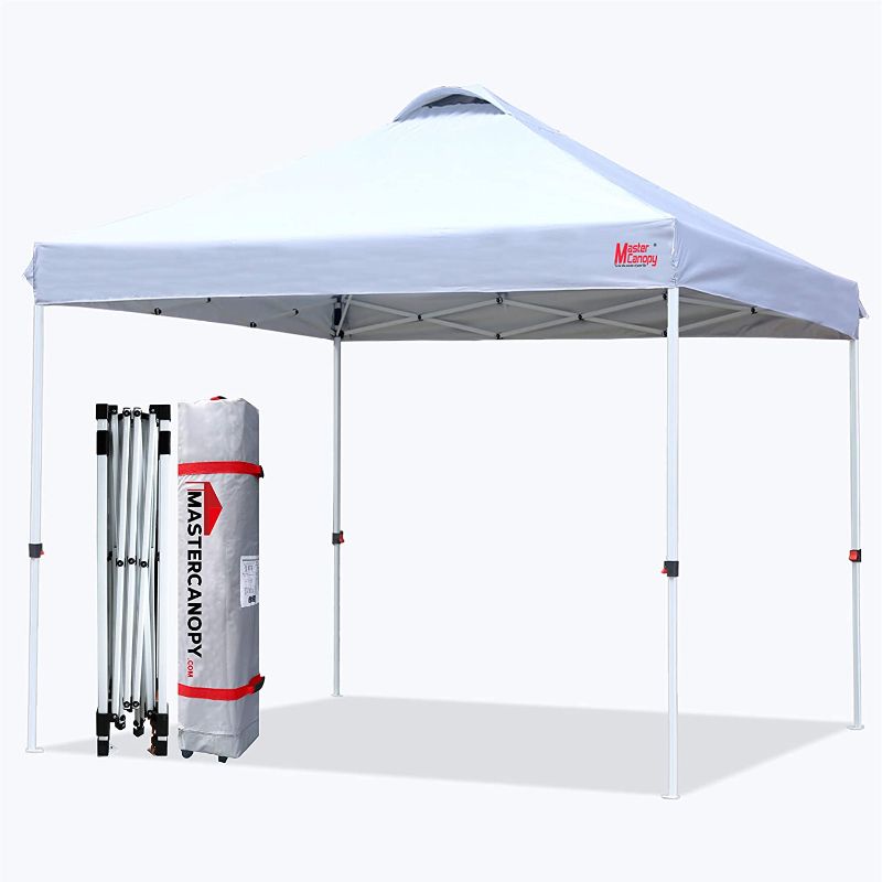 Photo 1 of MASTERCANOPY Durable Ez Pop-up Canopy Tent with Roller Bagn missing hood