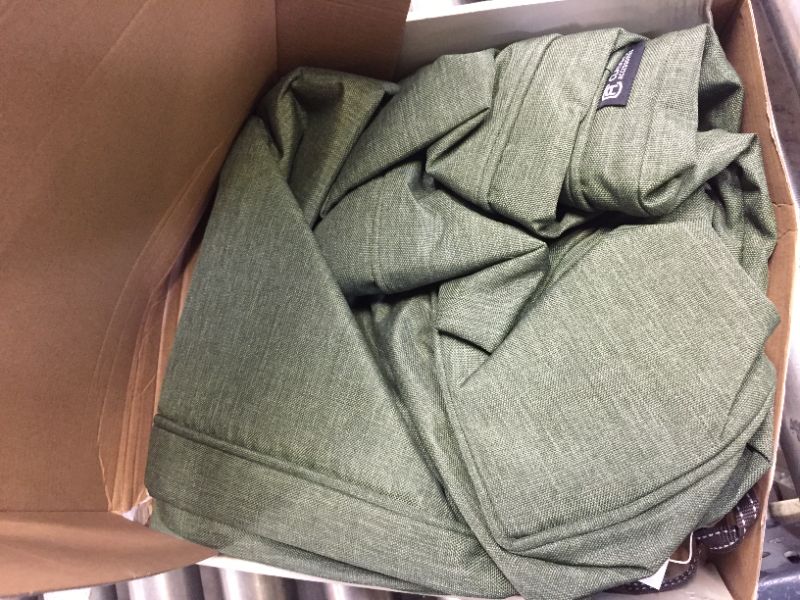 Photo 1 of Classic Accessories Patio Chaise Lounge Cushion Slip Cover, Heather Fern Green, 80x26x3