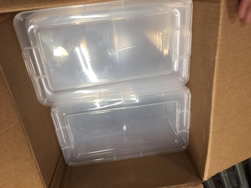 Photo 2 of IRIS 5 Quart Clear Storage Box, 20 Pack