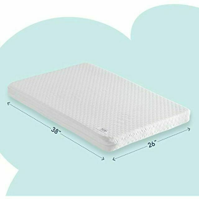 Photo 1 of Hiccapop HP-DPM Pack and Play Mattress Pad - White, DIRTY 
