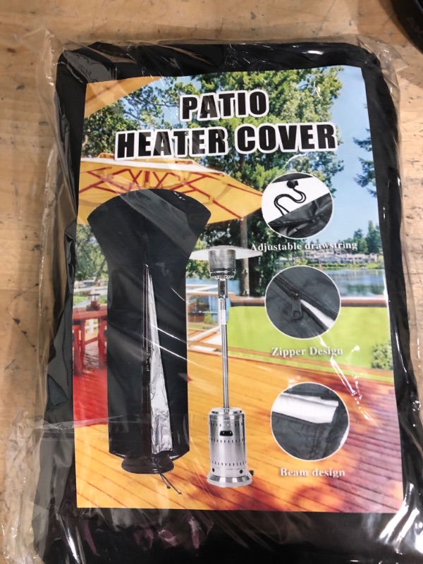 Photo 2 of 210D Patio Heater Covers 89inches Waterproof with Zipper for Outdoor Heater 24 Months Use
