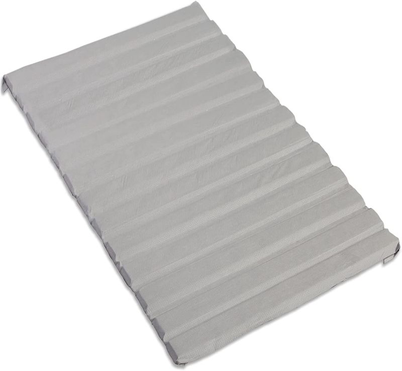 Photo 1 of **SLIGHTLY DIFFERENT FROM STOCK PHOTO**
 Heavy Duty Mattress Support Wooden Bunkie Board/Slats with Cover, Queen, Grey
