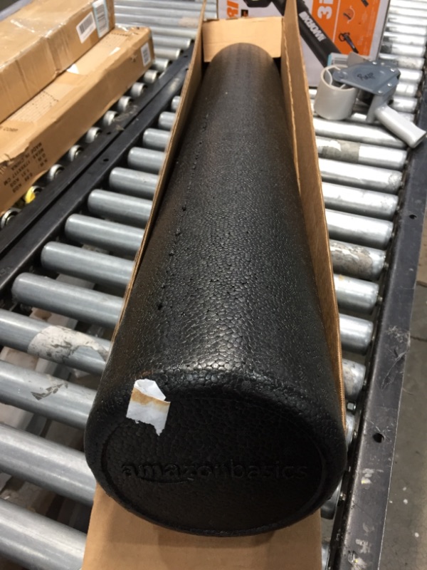 Photo 2 of **DAMAGED**
Amazon Basics High-Density Round Foam Roller for Exercise, Massage, Muscle Recovery - 36"
