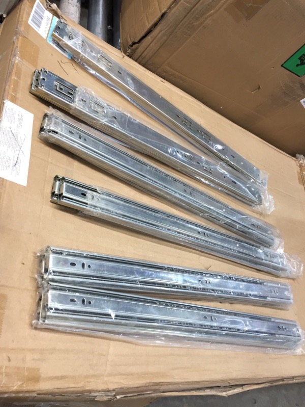 Photo 2 of **INCOMPLETE**
salipt Soft Close Drawer Slides,Drawer Slides 12 inch ,Full Extension Ball Bearing Drawer Slides Hardware 3-Section,Less Noise,100 LB Capacity
